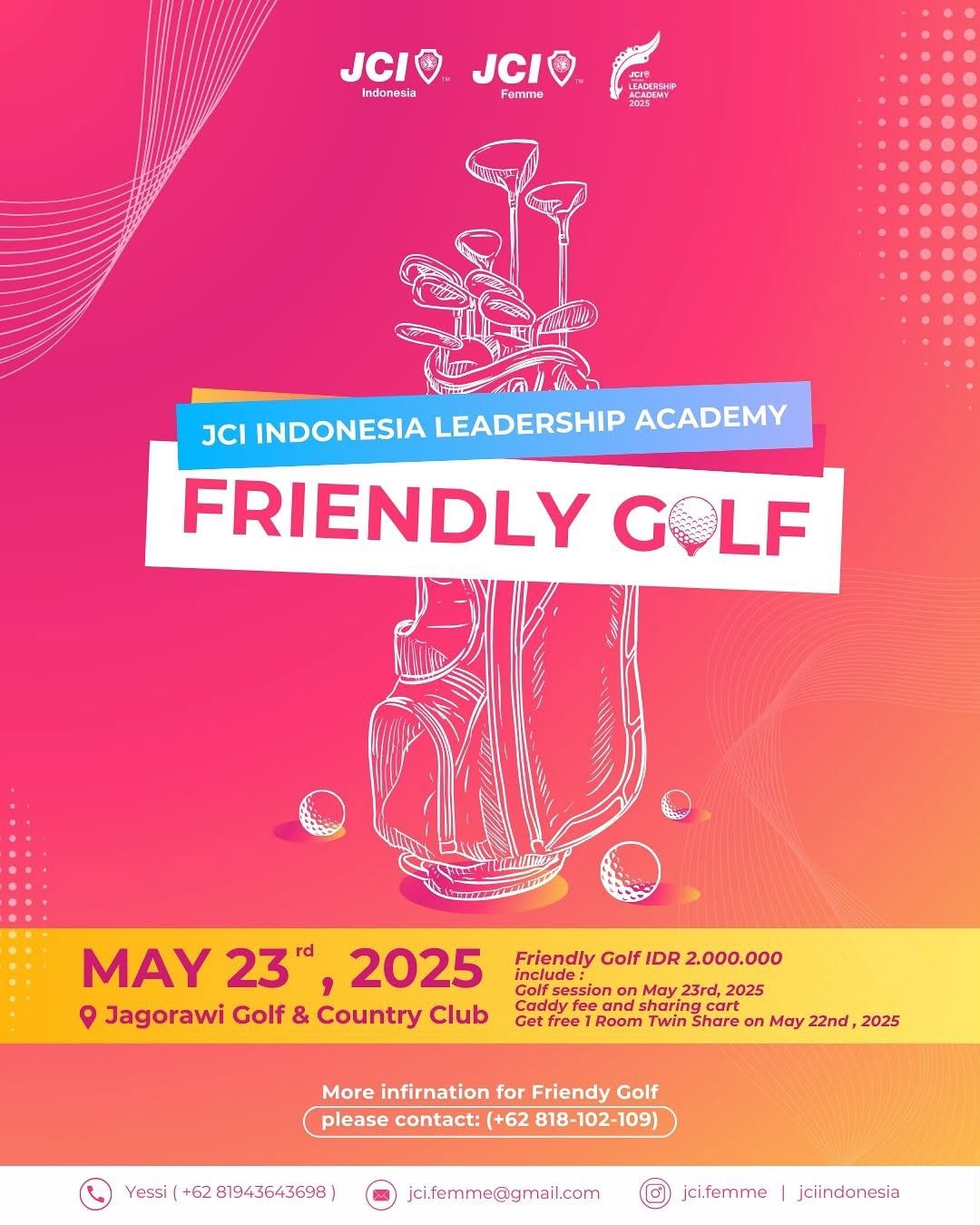 JCI Indonesia Leadership (Friendly Golf)