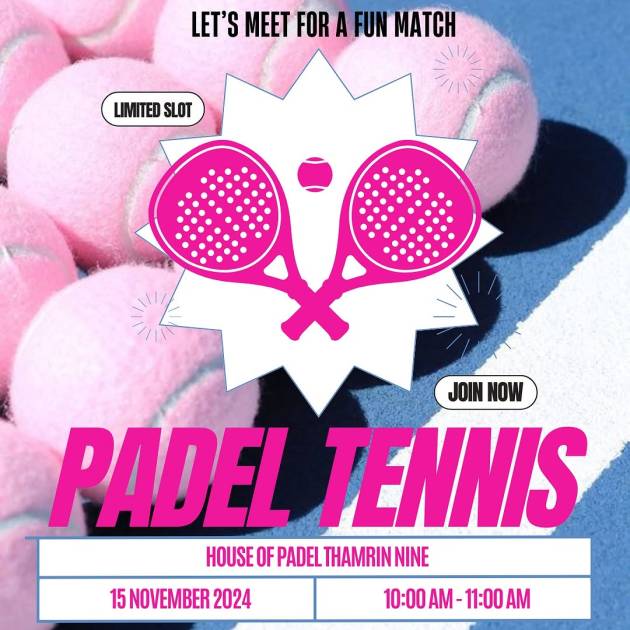 Padel Tennis Match at House of Padel Thamrin Nine!